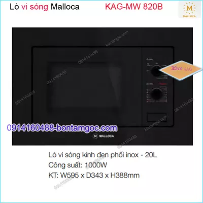 Lò vi sóng MALLOCA chính hãng 20 lít KAG-MW820B