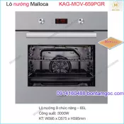 Lò nướng MALLOCA 9 chức năng 65 lít KAG-MOV659PGR