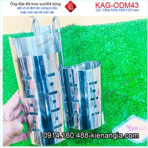 Ống đũa đôi sọc inox sus304 KAG-ODM43