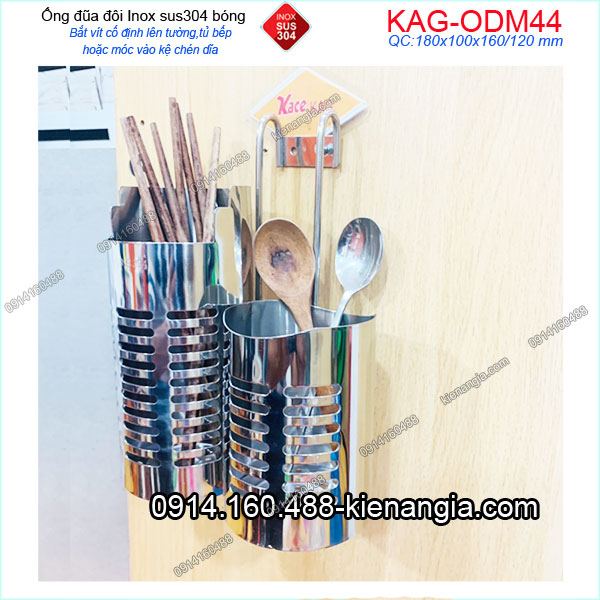 KAG-ODM44-ong-dua-2-ngan-tron-inox-sus304-bong-gan-tuong-KAG-ODM44-2