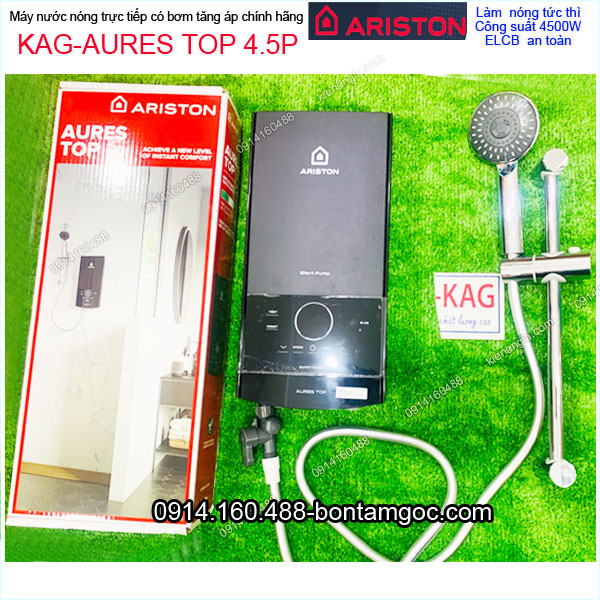 KAG-AURES-TOP45P-May-nuoc-nong-co-bom-TANG-AP-ARISTON-KAG-AURES-TOP-45P-3