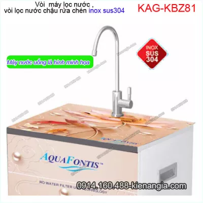 Vòi máy lọc nước,vòi lọc nước chậu rửa chén inox sus304 KAG-KBZ81