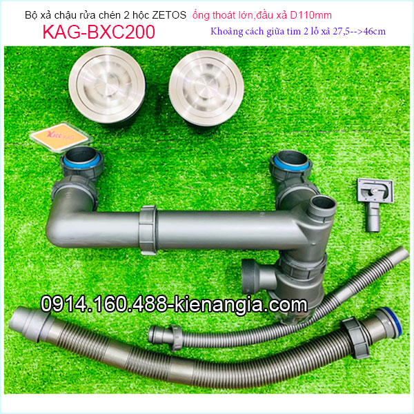 KAG-BXC200-Bo-xa-ZETOS-Chau-rua-chen-2-hoc-lon-D110-Ong-thoat-lon-KAG-BXC200-3