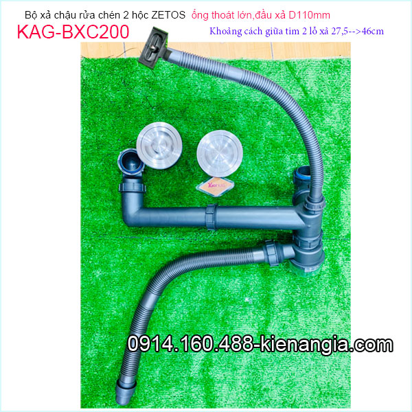 KAG-BXC200-Bo-xa-ZETOS-Chau-rua-chen-2-hoc-D110-Ong-thoat-lon-KAG-BXC200-7