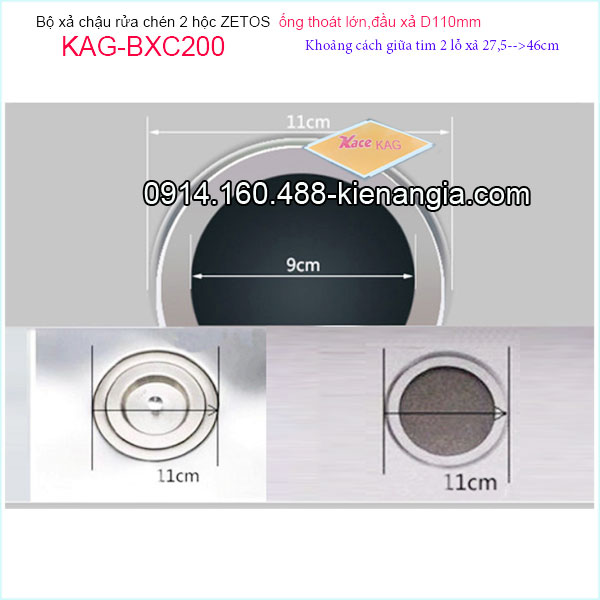 KAG-BXC200-Bo-xa-ZETOS-Chau-rua-chen-2-hoc-D110-vuong-Ong-thoat-lon-KAG-BXC200-2