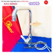 Vòi rửa chén nóng lạnh inox sus304 bóng Proxia-Thailand KAG-KBN92