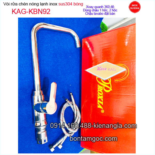 KAG-KBN92-Voi-rua-chen-inox301-NONG-lanh-inox-sus304-bong-Proxia-KAG-KBN92