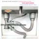 Bộ xả chậu rửa chén 2 hộc ZETOS D110  ống thoát lớn KAG-BXC200A