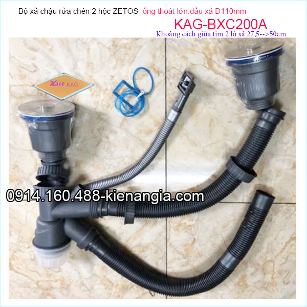 KAG-BXC200A-Bo-xa-ZETOS-Chau-rua-chen-2-hoc-chong-hoi-D110-Ong-thoat-lon-KAG-BXC200A-2