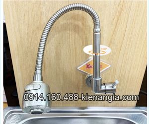 Vòi rửa chén lạnh âm tường KAG-KBL77