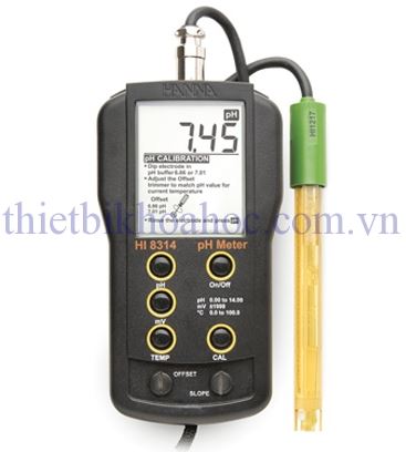 MÁY ĐO PH/MV/NHIỆT ĐỘ CẦM TAY HI 8314