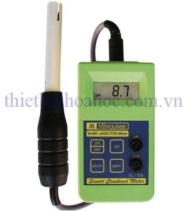 MÁY ĐO pH/EC/TDS CẦM TAY MILWAUKEE SM801