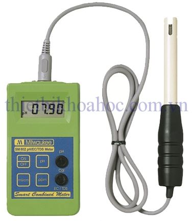 MÁY ĐO pH/EC/TDS CẦM TAY MILWAUKEE SM802