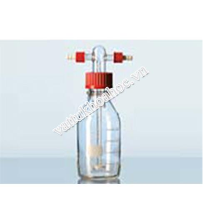 Bình sục khí nắp vặn có đĩa lọc DURAN