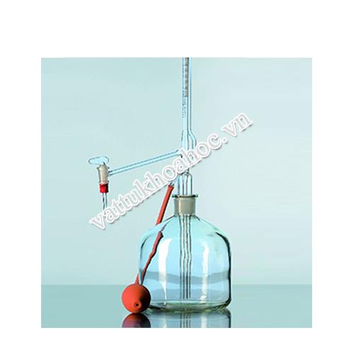 Burette tự động khóa thủy tinh DURAN