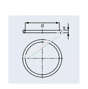 O ring Ống silicone (VMQ) phù hợp cho bình hút ẩm DURAN
