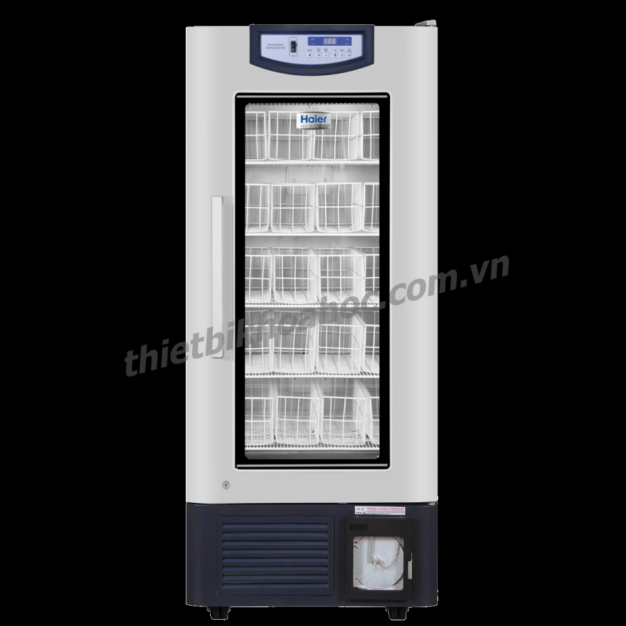 Tủ lạnh trữ máu chuyên dụng 358 lít, kiểu giỏ đựng, bộ ghi nhiệt độ tích hợp Haier HXC-358
