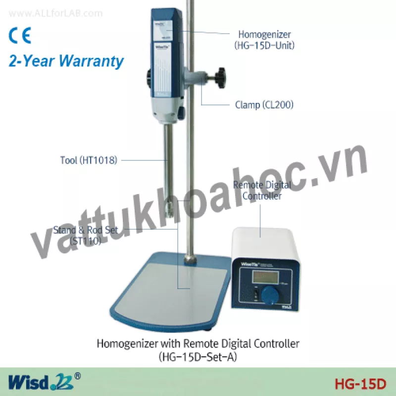 Máy đồng hóa mẫu Daihan HG-15A-Set-A