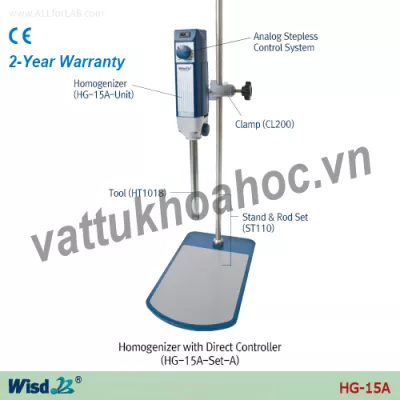 Máy đồng hóa mẫu Daihan HG-15A-Set-B