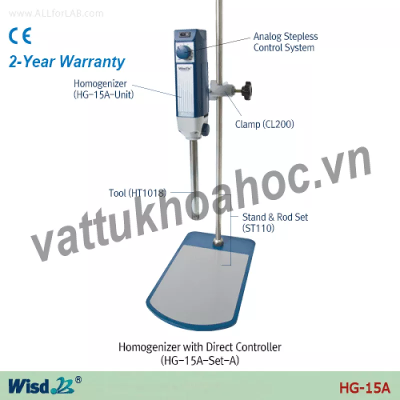 Máy đồng hóa mẫu Daihan HG-15A-Set-B