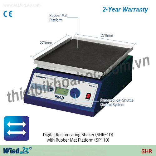 Máy lắc ngang hiện số Daihan SHR-1D