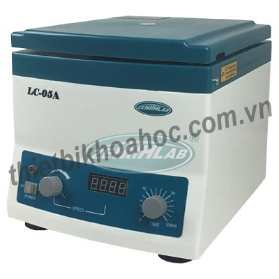 Máy ly tâm hiện số 12 ống x 20ml, 5000 vòng/phút Zenith Lab LC-05A