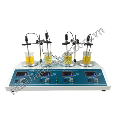 Máy khuấy từ gia nhiệt hiện số 4 vị trí ZENITH LAB HJ-4A