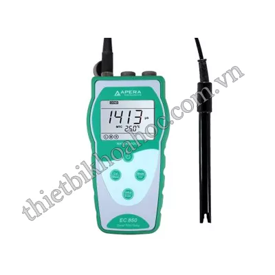 Máy đo độ dẫn EC/TDS/độ mặn/nhiệt độ cầm tay APERA EC850