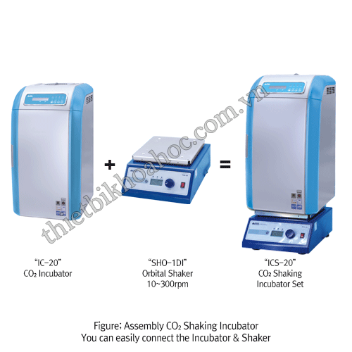 Tủ ấm CO2 Daihan mini kèm máy lắc