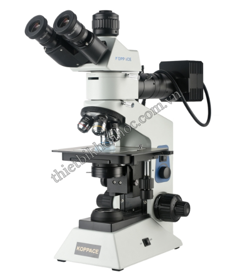 Kính hiển vi kim tương 3 mắt kèm camera KOPPACE 50X-500X 18 triệu Pixel