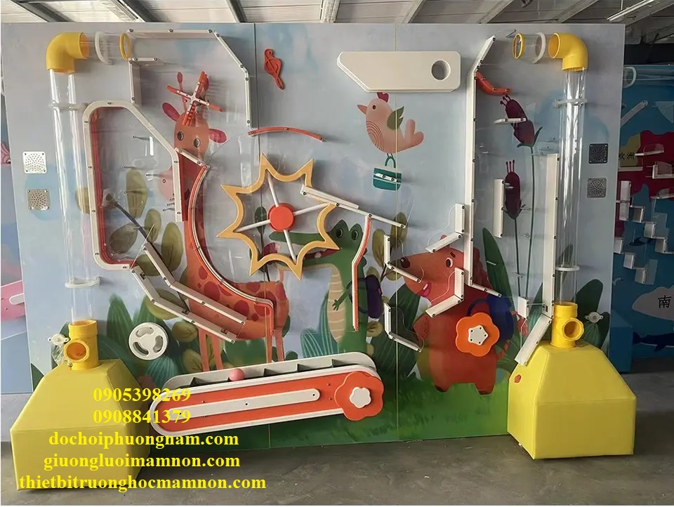 TƯỜNG BÓNG KHU VUI CHƠI CHO BÉ - MẪU ĐỘNG VẬT