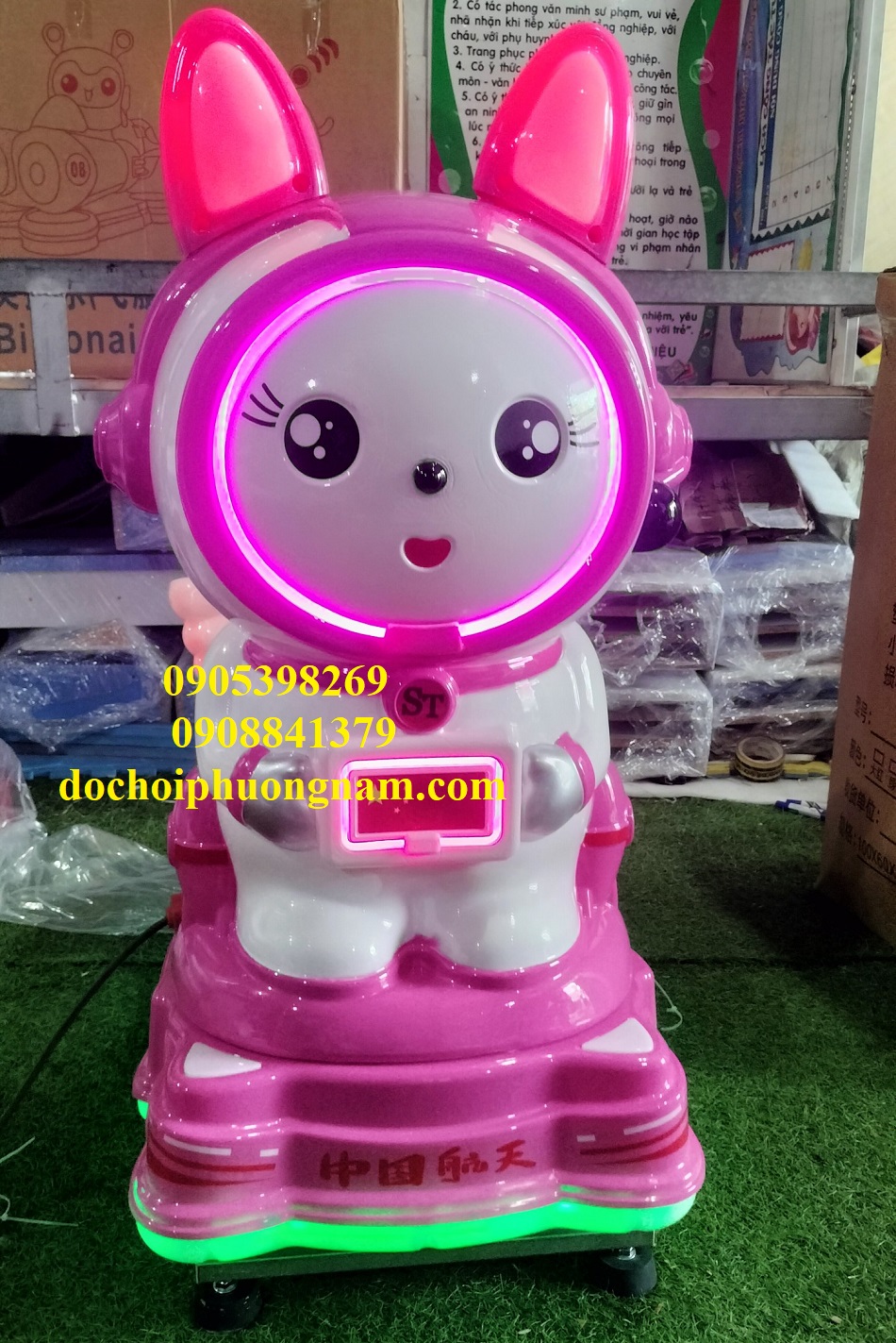 THÚ NHÚN ĐIỆN THỎ HỒNG GIÁ RẺ