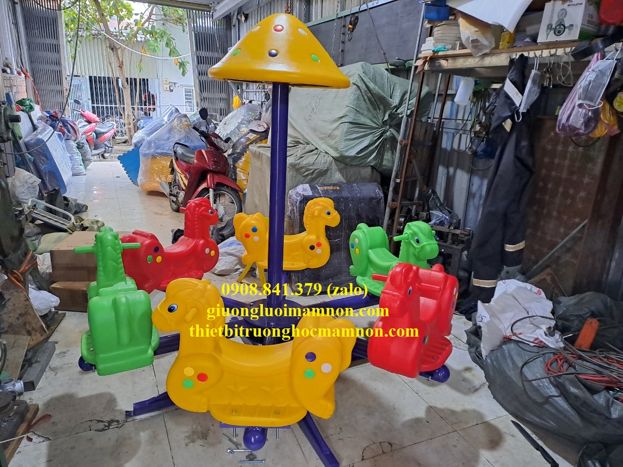 ĐU QUAY 6 CHỖ NGỒI CHO BÉ