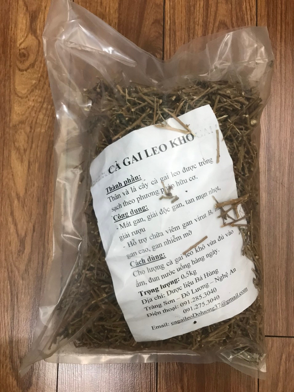 Cà gai leo khô 0,5kg