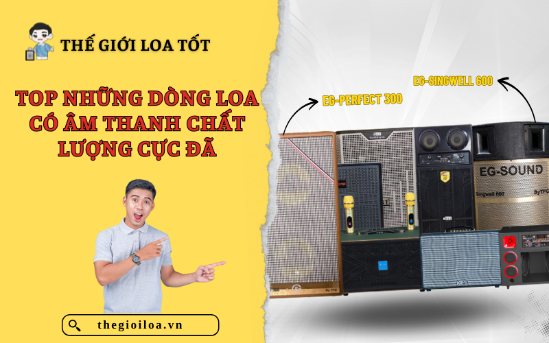 Top Những Dòng Loa Có Âm Thanh Chất Lượng Cực Đã