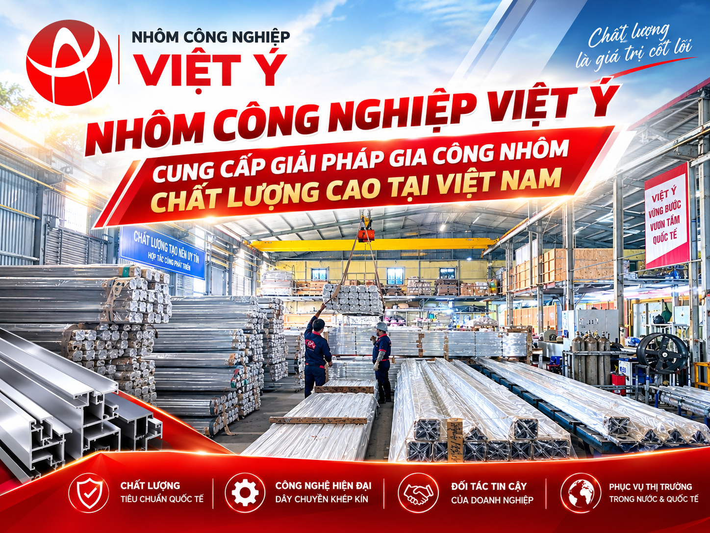 Leading Provider of High Quality Industrial Aluminum Processing Services in Vietnam