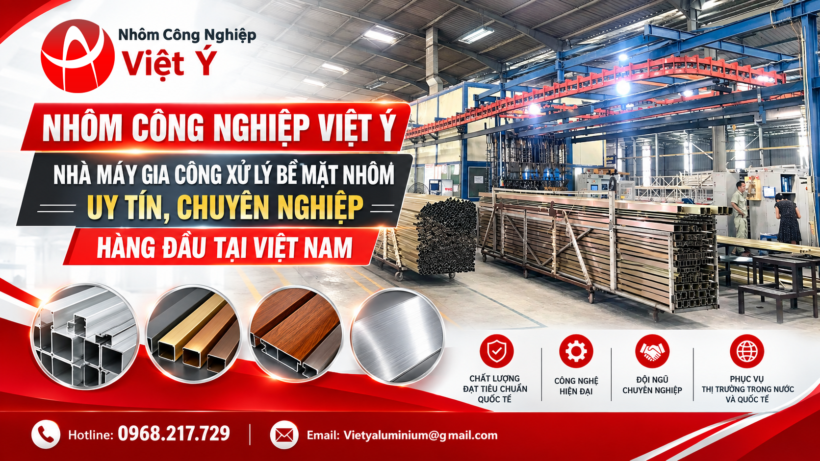 Viet Y Industrial Aluminum Vietnam’s Leading Trusted Provider of Professional Aluminum Surface Finishing Services