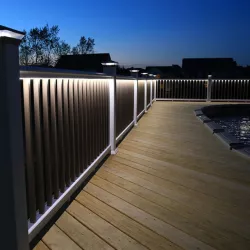 Aluminum Railing with LED Integration