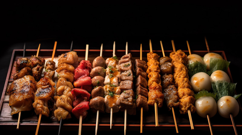 Yakitori – Gà xiên nướng trực tiếp trên lửa