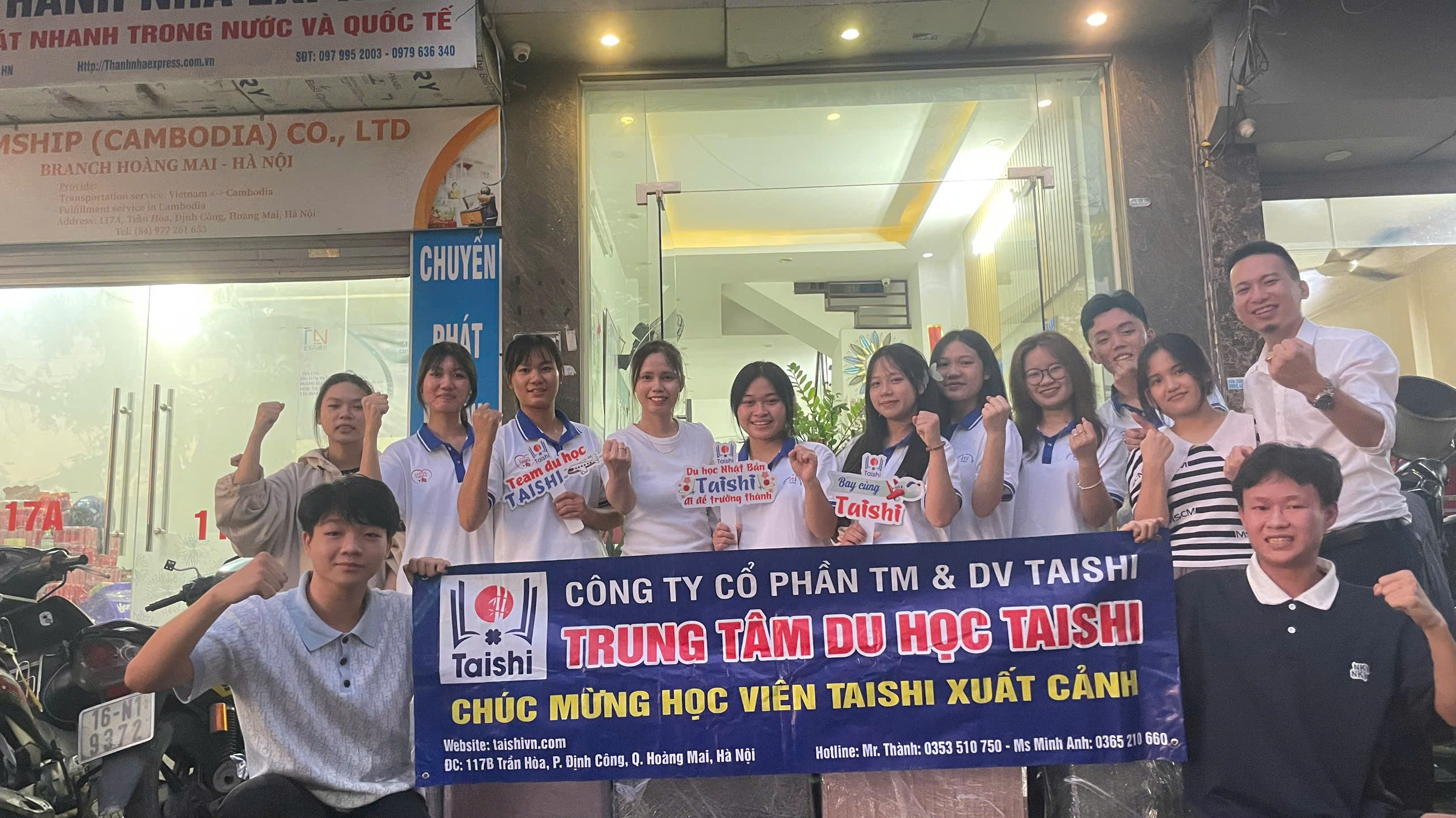 CÙNG TAISHI TIỄN HỌC VIÊN NHẬP HỌC KỲ T10/2024