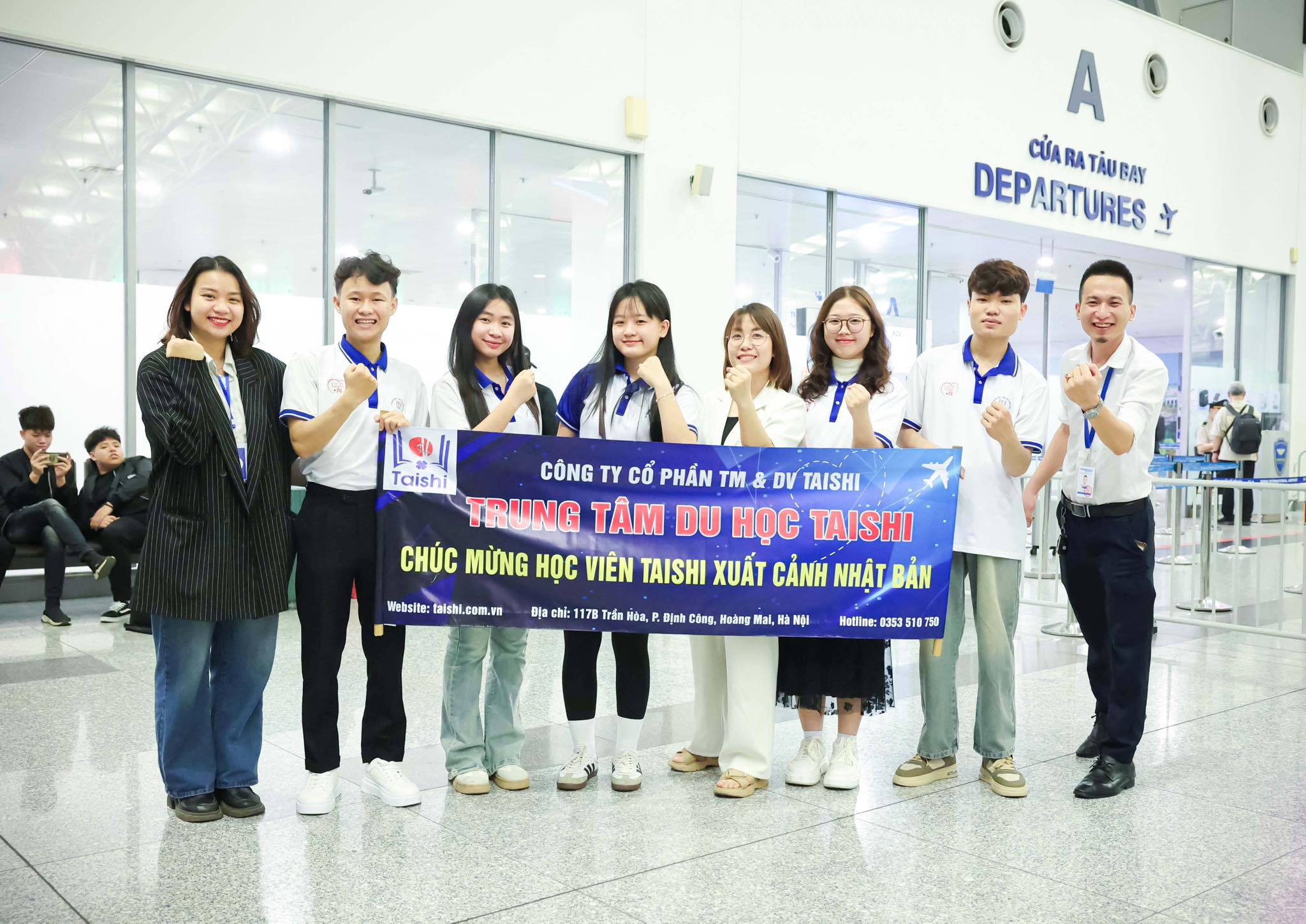 Cùng Taishi tiễn đoàn học viên xuất cảnh du học Nhật Bản kỳ tháng 4/2025