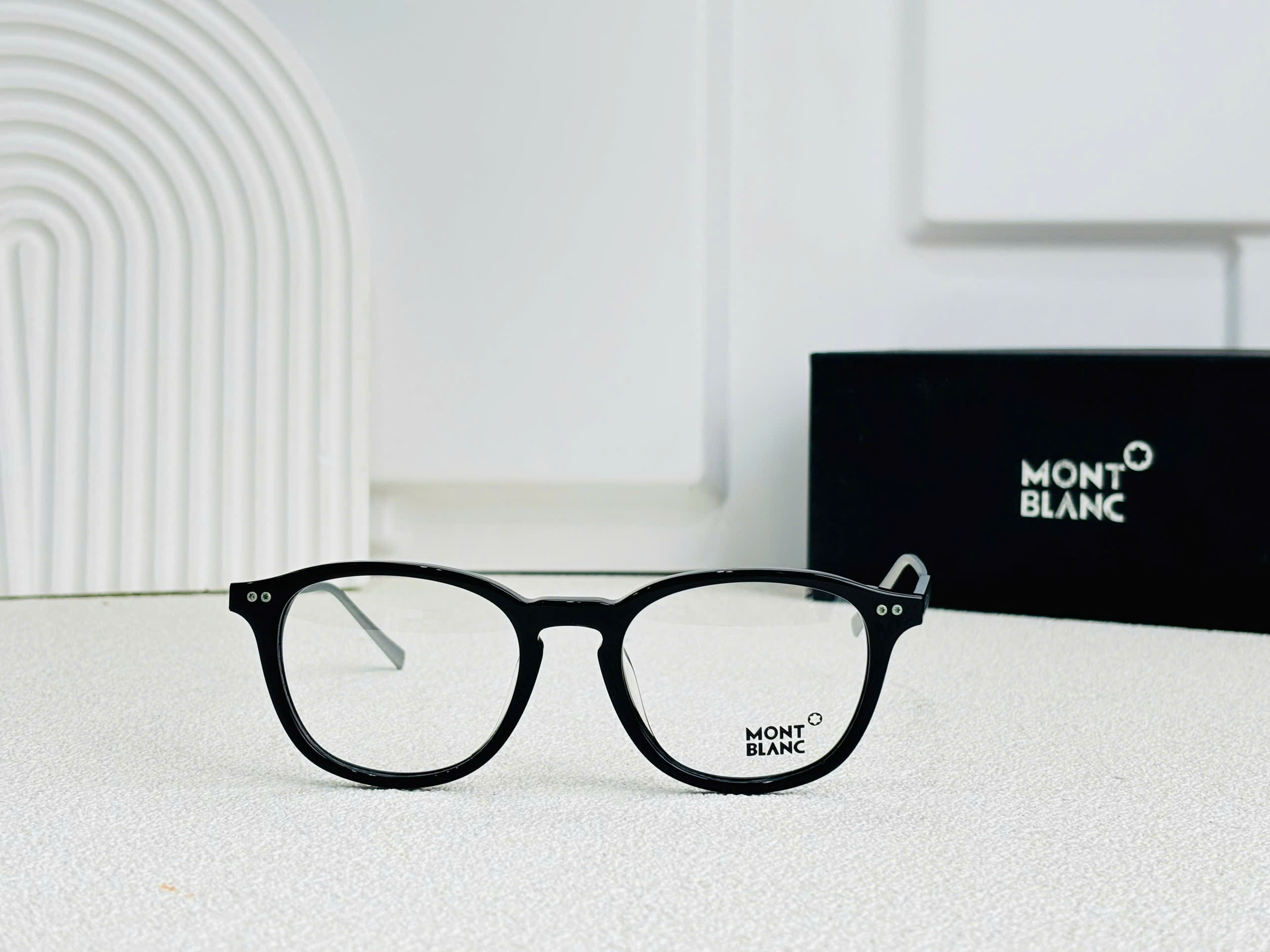 GỌNG KÍNH CẬN MONTBLANC TITANIUM CAO CẤP - MONTBLANC MB614 TITANIUM BROWN