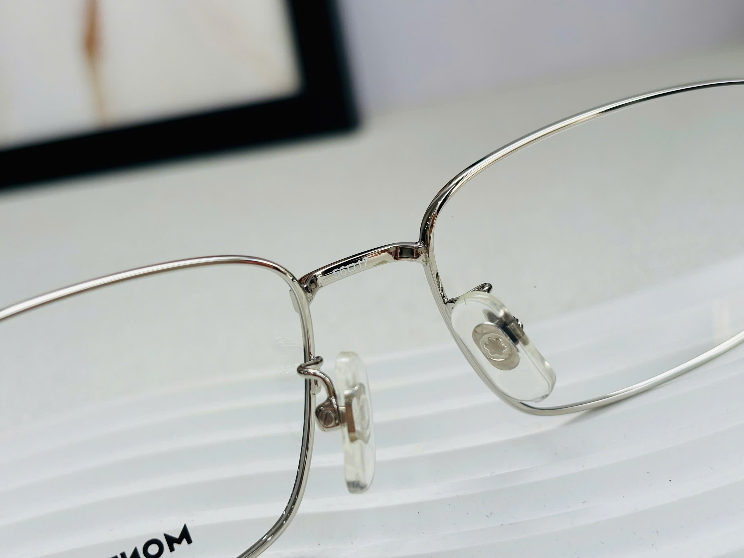 GỌNG KÍNH KIM LOẠI MONTBLANC CAO CẤP - MONTBLANC MB0029O SILVER EYEGLASS