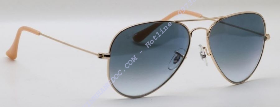 RAY-BAN RB3025 (GOLD & BLUE LENS )