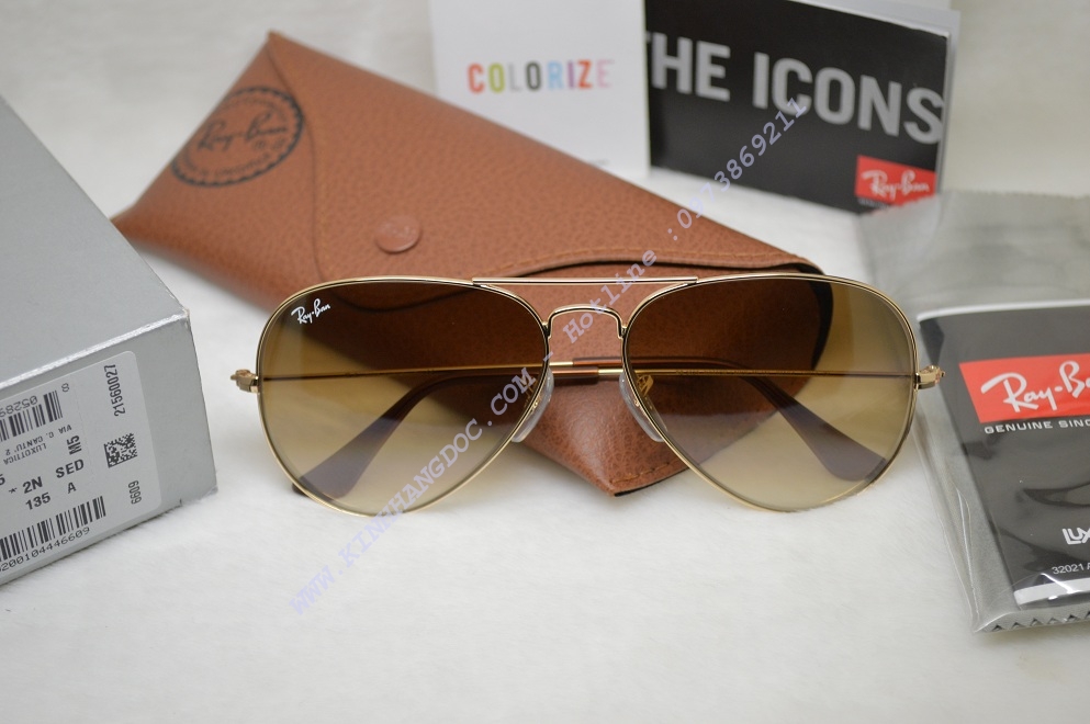 KÍNH MẮT RAYBAN AVIATOR RB3025 001/51 58-14 (AUTHENTIC)