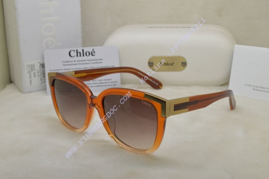 KÍNH MẮT NỮ CHLOE CE632 ORANGE GEL