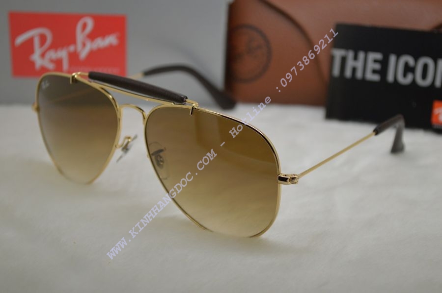 KÍNH RAYBAN 3 CẦU DA - RB3422Q