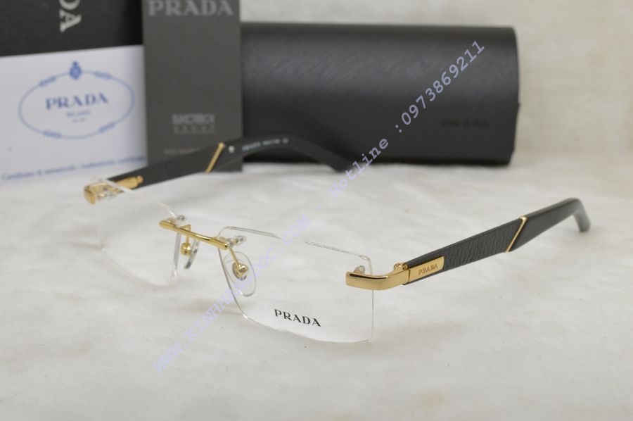 GỌNG KÍNH CẬN NAM - PRADA VPR207F BLACK