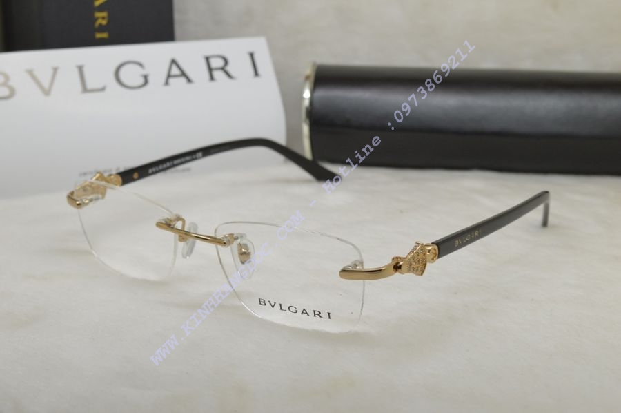 GỌNG KÍNH KHOAN NỮ - BVLGARI 2169 BLACK