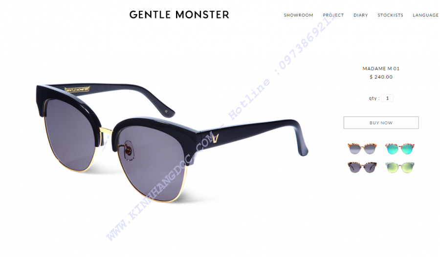 KÍNH MẮT - GENTLE MONSTER MADAME M 01